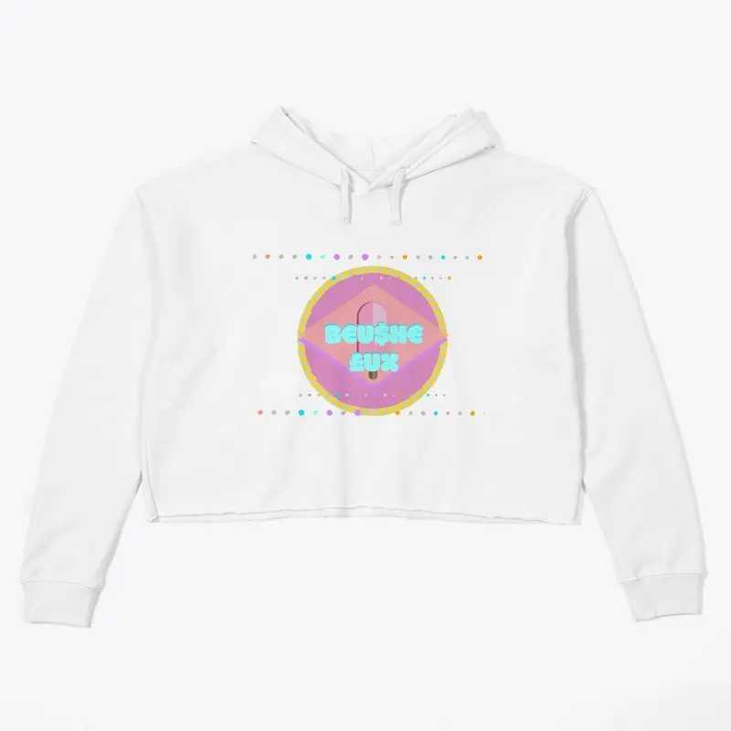 "Beushe D Lux" Crop Top Hoodie